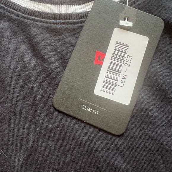 NWT Levi's Women ORACLE SHRUNKEN RINGER T-SHIRT Size Large  (E2) - Picture 4 of 5